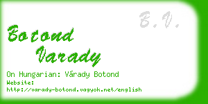 botond varady business card
